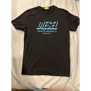 Diesel T Shirt Black Missing Size Tag But Looks To Be Men's Small Or Women's Med